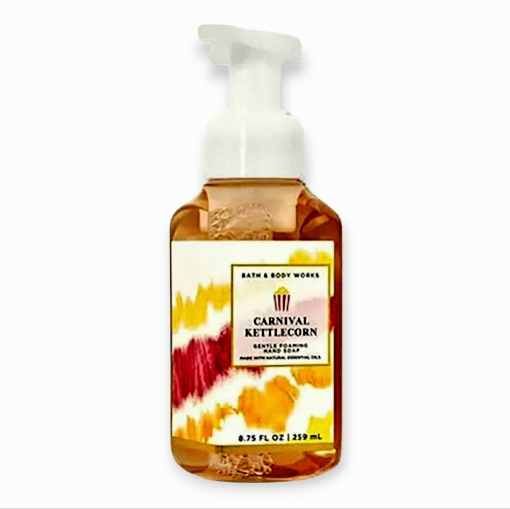 Bath & Body Works Carnival Kettlecorn Gentle Foaming Soap NWT Discontinued